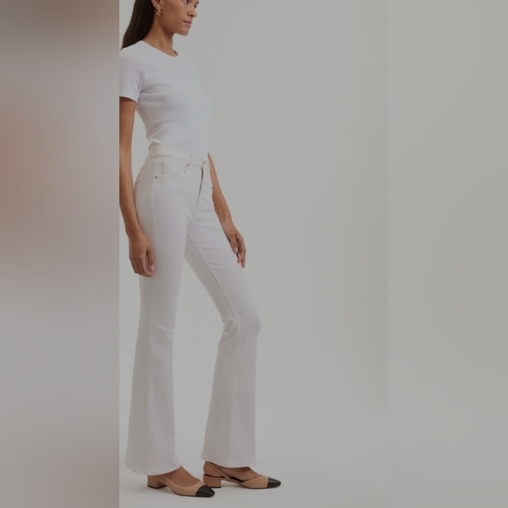 Veronica Beard White Flare Jeans Size 30 - Picture 2 of 10